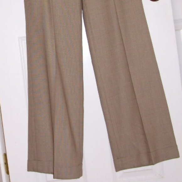 Ralph Lauren Wool Pants 4 Black Label Beige NWT - Picture 2 of 8